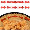 Torven [2/4 Pezzi] Calamite per Friggitrice ad Aria - Magnetini in Silicone per Resistente al Calore Evitare che la Carta Forno Copra il Cibo, Con Friggitrici ad Aria Ninja, Philips, Cosori (Rosso, 2)