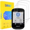 LUSEE 3 Pezzi Vetro Temperato per Garmin Edge 830 / Garmin Edge 530 Pellicola Protettiva [Durezza a 9H] [Chiaro HD] Anti Graffio/Anti Impronta 2.5D per Schermo per Garmin Edge 830/530