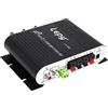 Fasizi LP-838 Mini Amplificatore di Potenza per Auto Digitale 2.1CH 20W 2x15W Hi-Fi MP3 MP4 Stereo Booster Dvd Moto Casa Bassa Audio Player