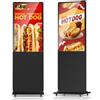 YIXZSWD Monitor Pubblicitario, 43 Pollici LCD Digitale Display interna, FHD Schermo Pubblicitario, Supporto USB/HDMI/WiFi/Android OS, Adatto per Ristorante, Negozi, Centro Commerciale