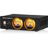 Douk Audio VU 22 Dual analogico VU Meter Display DB Panel Music Spectrum MIC e LINE Sound Level Meter Audio Indicator