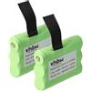 vhbw 2x batteria sostituisce 53617, KEBT-086-B per radio (700mAh, 3,6V, NiMH)