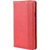RonRun Cover Blackview BV5300/ BV5300 Pro/ BV5300 Plus, Custodia a Libro con Supporto Stand e Slot Porta Carte Case a Portafoglio Magnetica in Pelle PU Adatto per Blackview BV5300 Plus, rosso