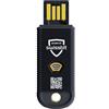 Swissbit - Chiave di Sicurezza iShield Key PRO, autenticatore Hardware, connessione USB-A e NFC, Certificato FIDO2, U2F, HOTP, TOTP, PIV, 2FA, Nero, (1 pz)