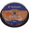 Verbatim® - Confezione da 10 DVD-R, 16 x (10 pezzi)