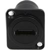 HangTon Accoppiatore HDMI 2.0 impermeabile 4K, connettore D-Type Inline Cable Chassis Panel Socket femmina a femmina, IP65 Pass-Through