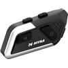 MYRA PARTS Interfono Bluetooth Myra M500 per Casco Moto Comunicazione Pilota-Passeggero, Musica, GPS, Impermeabile, Universale