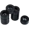 Alipis 8 Pezzi Piedini in Gomma Neri 38X20 MM per Altoparlanti e Amplificatori da Palco Cuscinetti Antivibrazione per Stabilità Protezione Base Diffusori Acustici Accessori per