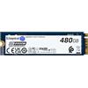 Kingston Data Center DC2000B PCIe 4.0 NVMe M.2 2280 480GB Enterprise SSD (Dissipatore) - SEDC2000BM8/480G