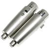 Maxmoral Convertitore adattatore da XLR a RCA, 2 pezzi, connettori in metallo per microfono audio e elettronica