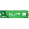 WESTERN DIGITAL WDS480G3G0B SSD 480GB Serie M.2 2280 SATA 6 Green WD 480GB/M.2 2280/545MB/S, Aluminium, Nero