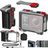 Honbobo Xplorer Impugnatura Kit per Insta360 Ace Pro 2, Ripresa Handle Grip Metallo Camera Gabbia Orizzontale Verticale Telaio Accessori per Insta360 Ace Pro/Ace Pro 2