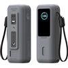 BRIMFORD Custodia protettiva in silicone per ancora 165 W (25000 mAh), con slot per schede TF/SIM e tracolla delicata sulla pelle (grigio)