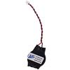 LeFix CMOS Batteria di ricambio compatibile con Sony Playstation 2/3 PS2 PS3, batteria di backup in tempo reale del BIOS (nero)