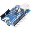 RUIZHI W5100 Ethernet Shield RUIZHI W5100 Scheda di espansione Ethernet con slot per schede SD Memorizzazione e trasferimento dei dati per Arduino