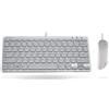 Atlantis P013-LK-8830-COMBO Kit Combo Argo Tastiera Ultraslim e Mouse Ottico USB, 3 Tasti e Scroll