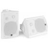 Power Dynamics DS50AW - Altoparlanti Bluetooth a 2 vie, 100 watt, bianco, 5,25, consegnato in coppia con staffa di fissaggio, uso interno ed esterno, attivo/passivo, presa 3,5 mm AUX
