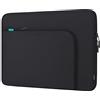Lacdo Borsa Protettiva Custodia per 13 New MacBook Air M5 A3449 2026, M4 A3240 2025/M3 A3113/M2 A2681/M1 A2337, 13 MacBook Neo A18 Pro A3404 2026, 13 iPad Pro M5/iPad Air M4 Computer Bag, Nero