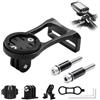 CZAYEFNH Contachilometri per Bici, Supporto Computer Bici, Lega di Alluminio Ciclismo Gomma a Pedale Supporto per Bici Regolabile Supporto per Bicicletta Regolabile per Garmin, IGPS