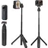 NEOSOU Treppiede magnetico per Insta360 Ace Pro 2 (40 cm/15,75 pollici), a sgancio rapido, estensibile, mini asta di prolunga per selfie con manico corto per Insta 360 Ace Pro e Ace Pro 2 accessori