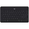 Logitech Keys-To-Go Tastiera Bluetooth, Sottile E Leggera, Per IPhone, IPad, Apple TV E Tutti I Dispositivi IOS, Layout Italiano QWERTY - Nero