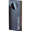 Whnbuij Banca di potere da 120 W - Caricabatteria portatile, Banca di ricarica della batteria da viaggio - Banca di ricarica della batteria portatile da 120 W per telefono, Banca di batteria a ricarica rapida