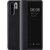 iophi Cover Huawei P30 Pro,Smart View Flip Pelle Custodia [Risparmio Energetico][Protezione completa] (P30Pro, Nero)