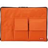 Lihit Lab LIHITLAB Custodia per computer portatile con tasche portaoggetti (bag-in-bag), 10 x 13,8, arancione (A7554-4)