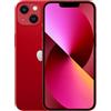 ABUSVEX Vetro posteriore di ricambio originale per iPhone 13 Mini, tutti i supporti con adesivo preinstallato e strumento di riparazione, rosso