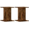 vidaXL Supporti Altoparlanti 2 pz Rovere 30x30x40 cm Legno Multistrato, stand per altoparlanti, supporto per altoparlanti da tavolo, supporto per altoparlanti surround
