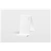D-Segno CallMe Porta Cellulare da Tavolo, Appoggia Telefono in Metallo Verniciato, Supporto Telefono Scrivania, Porta Telefono Design Italiano Minimal, Made in Italy, cm 8,5x7,5x5 (Bianco)
