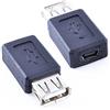 REY Adattatore USB 2.0, USB Femmina a USB Maschio, Nero