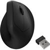 Keychron M5 Mouse Wireless Ergonomico, 8000 Hz Polling Rate, 2,4 GHz/Bluetooth 5.3/Cavo, PixArt 3950, 30.000 dpi, Ergonomico, con pulsante macro programmabile per Windows PC/Mac (nero)