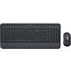 Logitech Signature MK650 Combo for Business Tastiera Mouse incluso RF Wireless + Bluetooth QWERTY US International Grafite