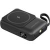 Krüger&Matz Kruger & Matz Power Bank induttivo da 10000 mAh con cavo Lightning USB-C nero KM0913-B