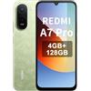 XIAOMI Smartphone Redmi A7 Pro 4+128GB 17,5 cm (6,9) 120Hz HyperOS 3 6000 mAh Dual SIM, Verde Palma