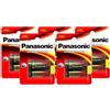 PANASONIC Confezione da 5 blister da 1 batteria fotografica al litio Power 2CR5-6 V