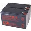 CSB La Batteria al Piombo HR 1234W F2 sostituisce APC RBC 33 12V 9Ah, 12V, Lead-Acid