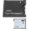 Bewinner Adattatore da SD a CF, Scheda di Memoria/HC/XC a Compact Flash CF Tipo 1, Adattatore per Lettore di Schede di Memoria Supporta la Scheda WiFi per Fotocamera D60/a100/a300/D100-810/A5D/A7D