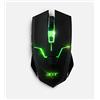 Acer, mouse gaming STARK-GM1200, ABS rivestito in gomma, LED multicolore, 6 pulsanti, 6400 dpi, 66 IPS, cavo rivestito in tessuto