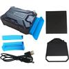 Generic Mini ventola di raffreddamento - USB portatile | Pad di raffreddamento per laptop e ventole esterne con modalità automatica/manuale, dispositivo portatile per computer portatile per