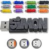 CLE USB FUN Chiavetta USB personalizzata con il tuo testo - il colore di tua scelta - USB 3.0 - 8 Go, 16 Go o 32 Go - un regalo originale e unico (32 GB, Grigio antracite)