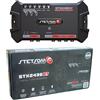 Generico KIT SET PER STETSON STX2436BT processore audio digitale a 4 canali con bluetooth, 2 ingressi audio, 4 uscite indipendenti, per auto car, 1 pezzo