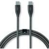 aiino italian ideas aiino Helmet Cavo USB-C a USB-C [Certificato MFI] 1m in Metallo, Carica Rapida e Sincronizzazione, Antinodo, Compatibile con iPhone 12 Mini/12/12 Pro/12 PRO Max/SE/11/11 Pro/11 PRO Max - Grigio