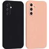 Mixroom - Cover Custodia Case per Samsung Galaxy A14 4G / 5G Protezione Fotocamera in Silicone TPU Morbido Opaco Bordi Piatti Colore Rosa