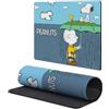 Head Case Designs Licenza Ufficiale Peanuts Charlie, Snoopy, Woodstock Grafici 9.84 x 11.81 x 0.12 Inches (250 x 300 mm) - S Tappetino per Mouse E Scrivania da Ufficio per Giochi Tastiera PC