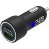Quad Lock Caricabatterie per accendisigari doppio USB (C+A) 48W