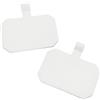beadstars Patch universale per fissare la catena del tuo cellulare, cordino, compatibile con la maggior parte delle custodie per smartphone, come Samsung, Apple iPhone, 2 pezzi, (bianco)