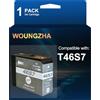 Woungzha T46S Cartucce d'inchiostro compatibili per T46S7 per Epson SureColor SC-P700 (1 T46S7 grigio)