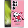 Head Case Designs Licenza Ufficiale Peanuts XOXO Snoopy Passeggiata Aerografata Custodia Cover Dura per Parte Posteriore Compatibile con Samsung Galaxy S23 Ultra 5G